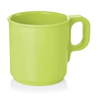 WAS Becher 250 ml, grün, Melamin, 12