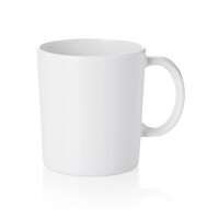 WAS Becher 350 ml, weiß, Melamin, 12