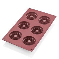 WAS Backform, 6 Formen, Gugelhupf Ø6,5