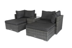 Aluminium Multifunktionslounge Samoa anthrazit Sonderedition von bellavista - Home&Garden