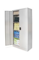 Metallschrank, Mehrzweckschrank, Aktenschrank mit 5 Ebenen, Höhe 168cm