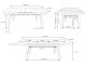 Gartenmöbel Set »Sydney 1« 6x Hochlehner Gartenstühle + Ausziehtisch von bellavista - Home&Garden